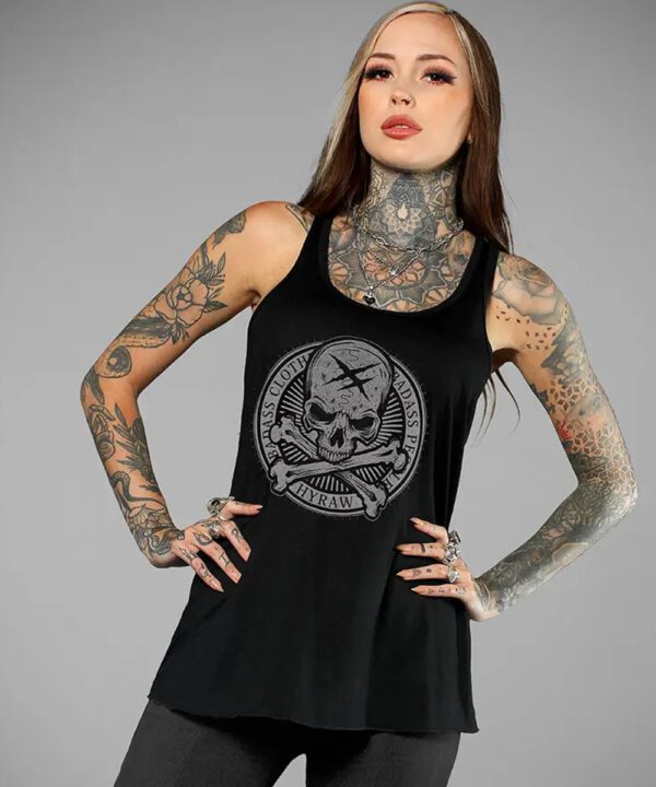 Hyraw Damen Tankt Top "BADASS"