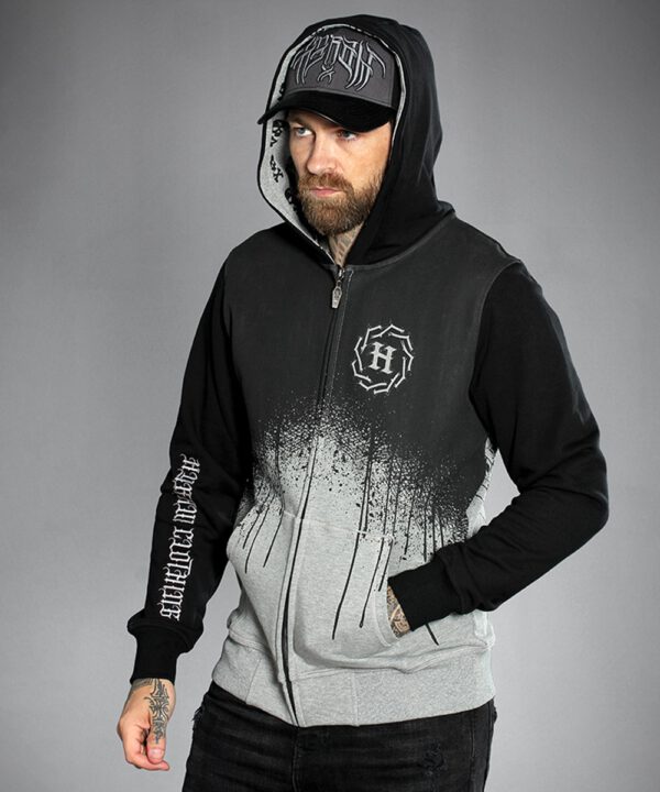 Hyraw Herren Sweat-Jacke "GRAPHIC SKULL"