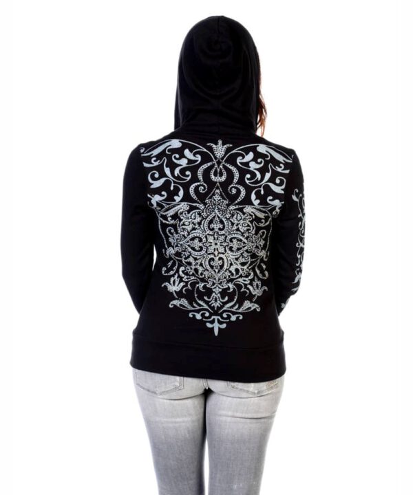 Liberty Wear leichte Kapuzen-Jacke mit Strasssteine