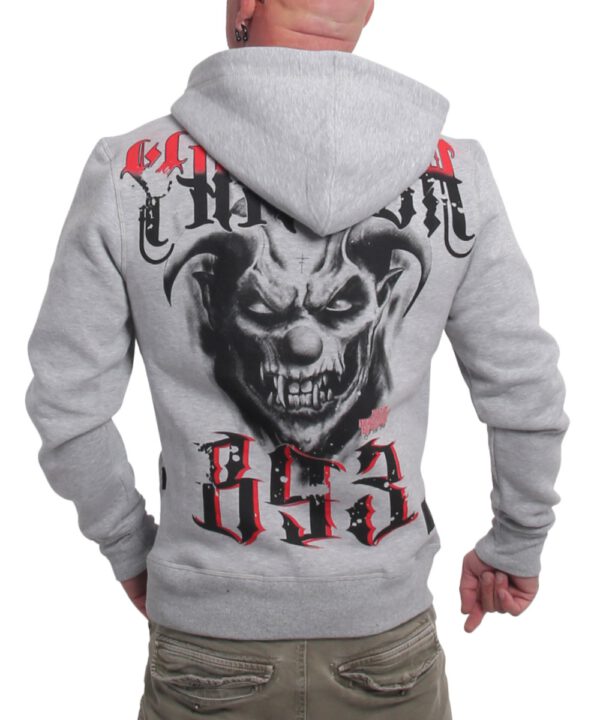 Yakuza Throne Hoodie hellgrau