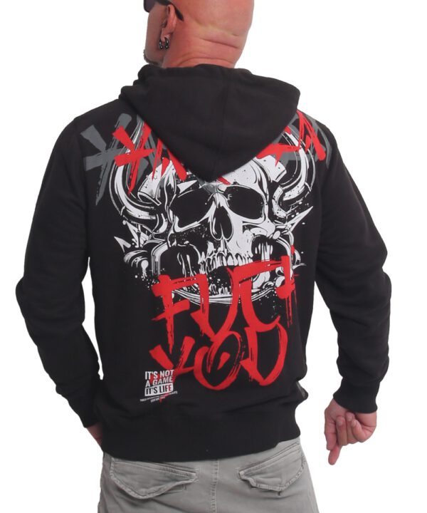 Yakuza Horned FU Hoodie
