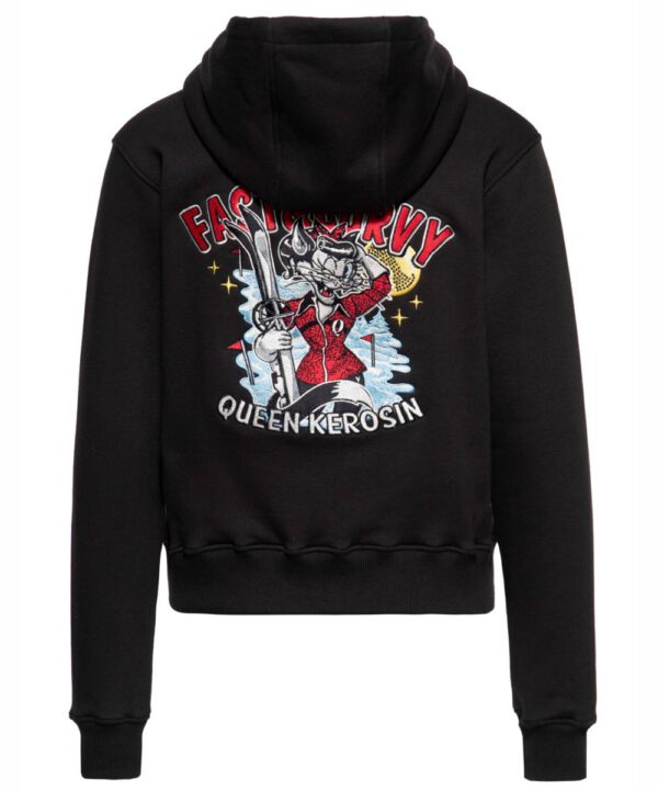 Queen Kerosin Sweat Jacket "Fast and Curvy"