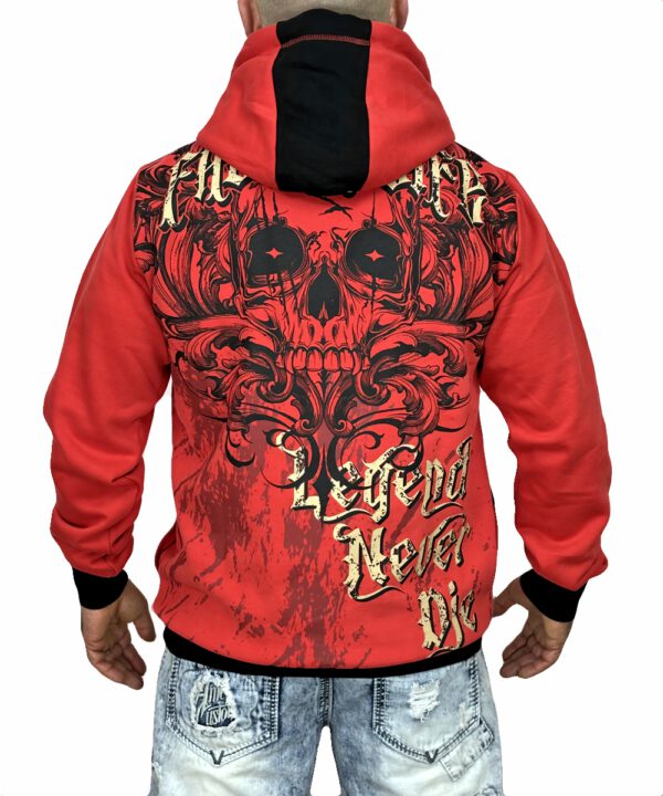 Fact of Life Hoodie SH-16 Legends Never Die firey red