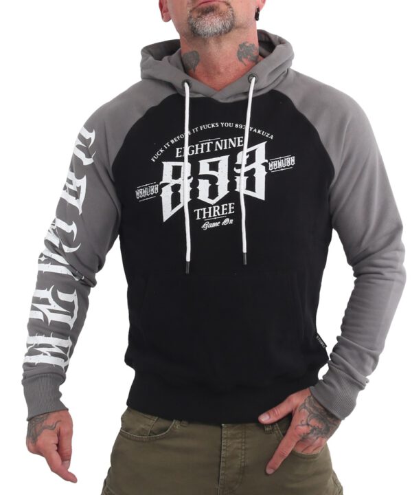 Yakuza Before Raglan Two Face Hoodie