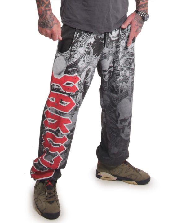 Yakuza Judge Me Loose Jogginghose JOB-25035 dunkelgrau meliert