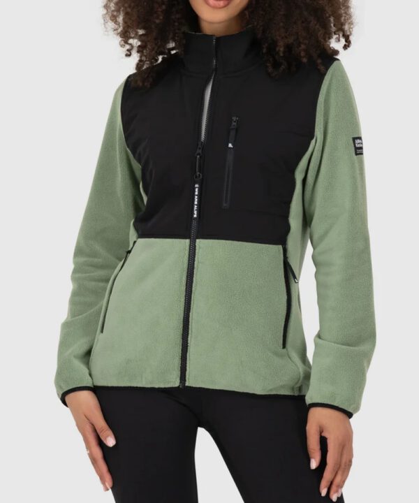 Alife and Kickin MaryelleAK F Fleece Sweat Jacket dust