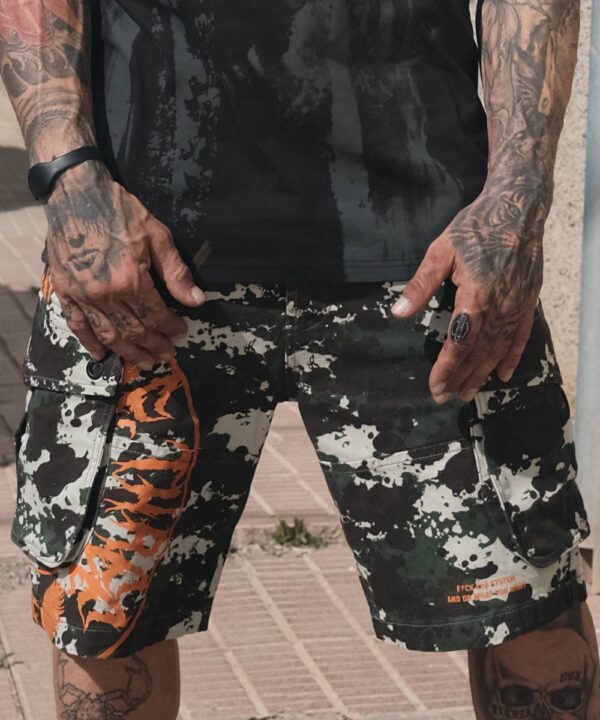 Yakuza Tweak Cargo Shorts CSB-23002 camouflage