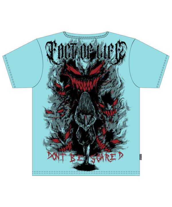 Fact of Life T-Shirt "Dont be scraed" TS-84 turquoise
