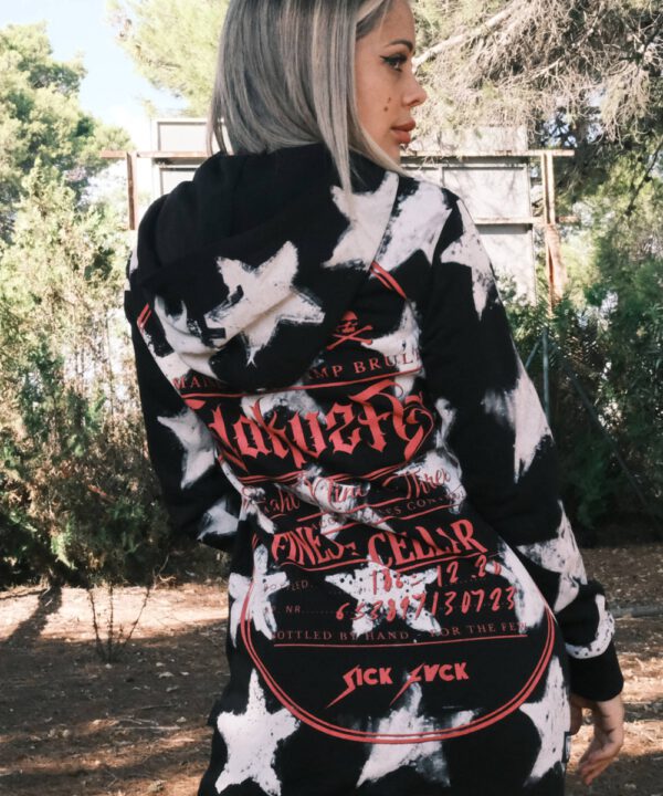 Yakuza Starz Allover Long Kapuzenjacke