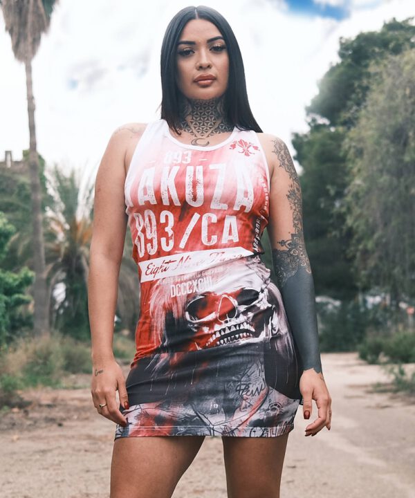 Yakuza Dead One Bodycon Kleid GKB-26115