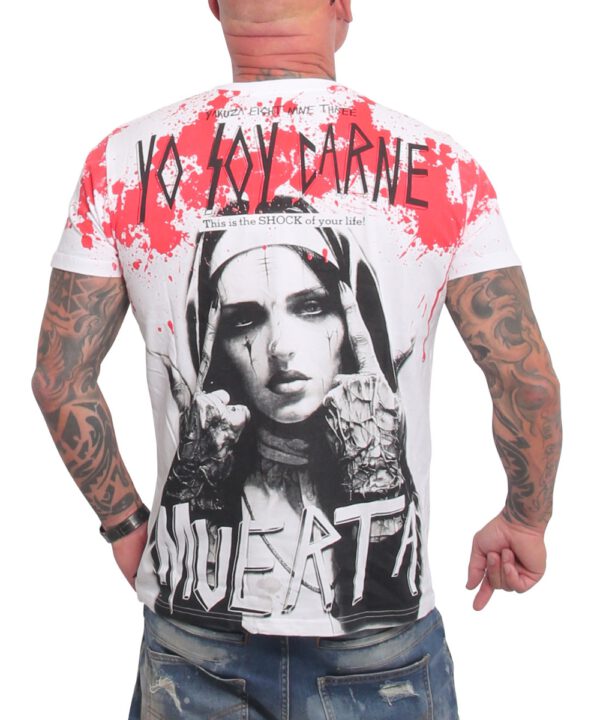 Yakuza Carne Regular T-Shirt TSB-26008 weiß
