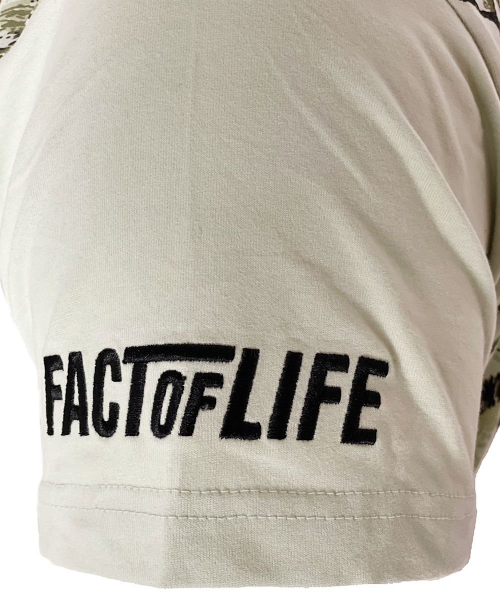 Fact of Life T-Shirt "Wild Life" TS-91 mineral gray – Bild 3