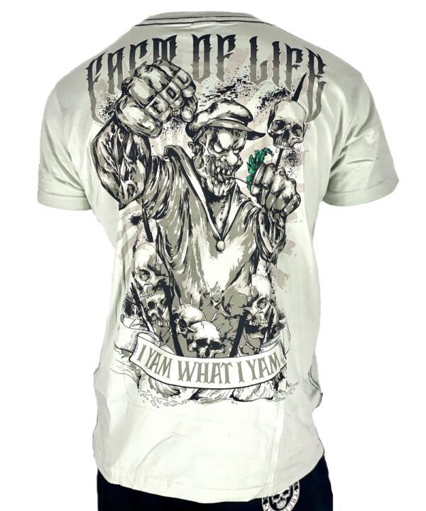 Fact of Life T-Shirt "I Yam What I Yam" TS-90 mineral gray