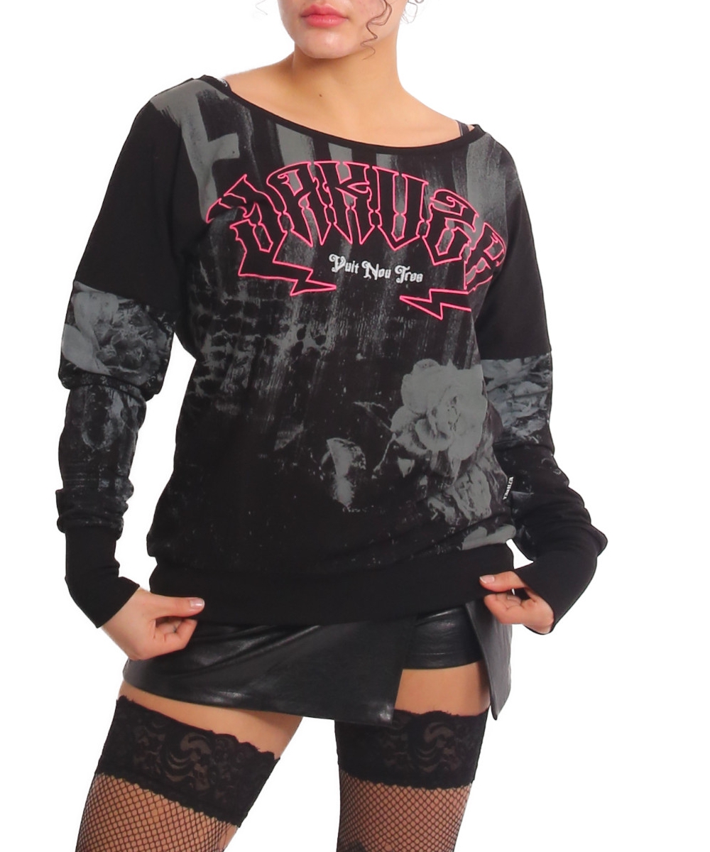 Yakuza Darkness Allover Urban Langarm T-Shirt