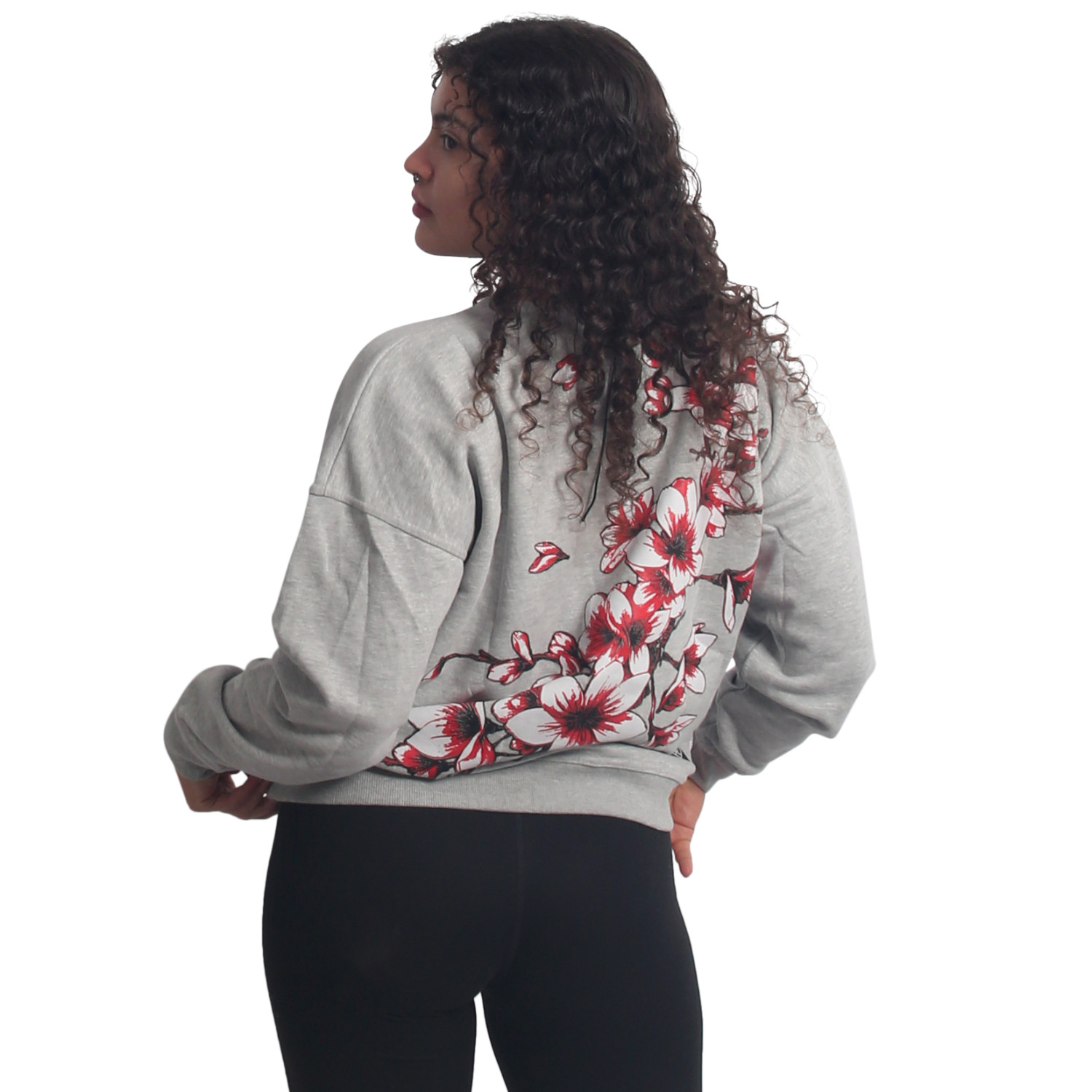 Yakuza Hanami Urban Sweatshirt GPB-27102 light grey – Bild 3