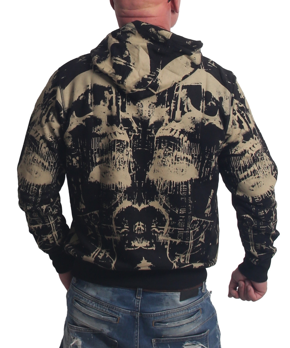 HOB 27027 black yakuza hoodie