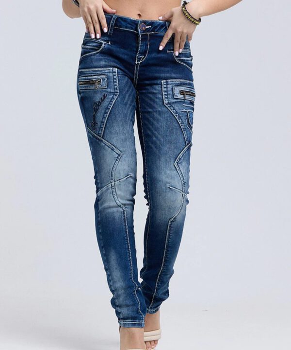 Cipo & Baxx Damen Jeans WD200B