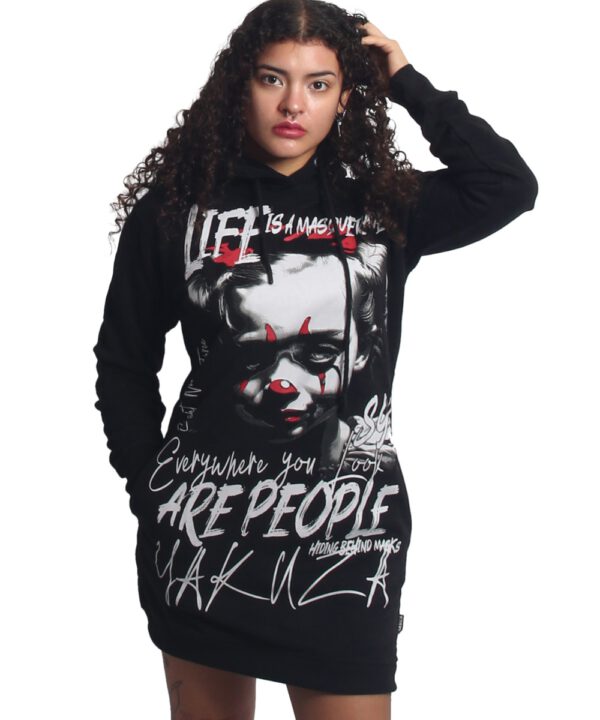 Yakuza Masquerade V02 Hoodie Kleid GKB-27107