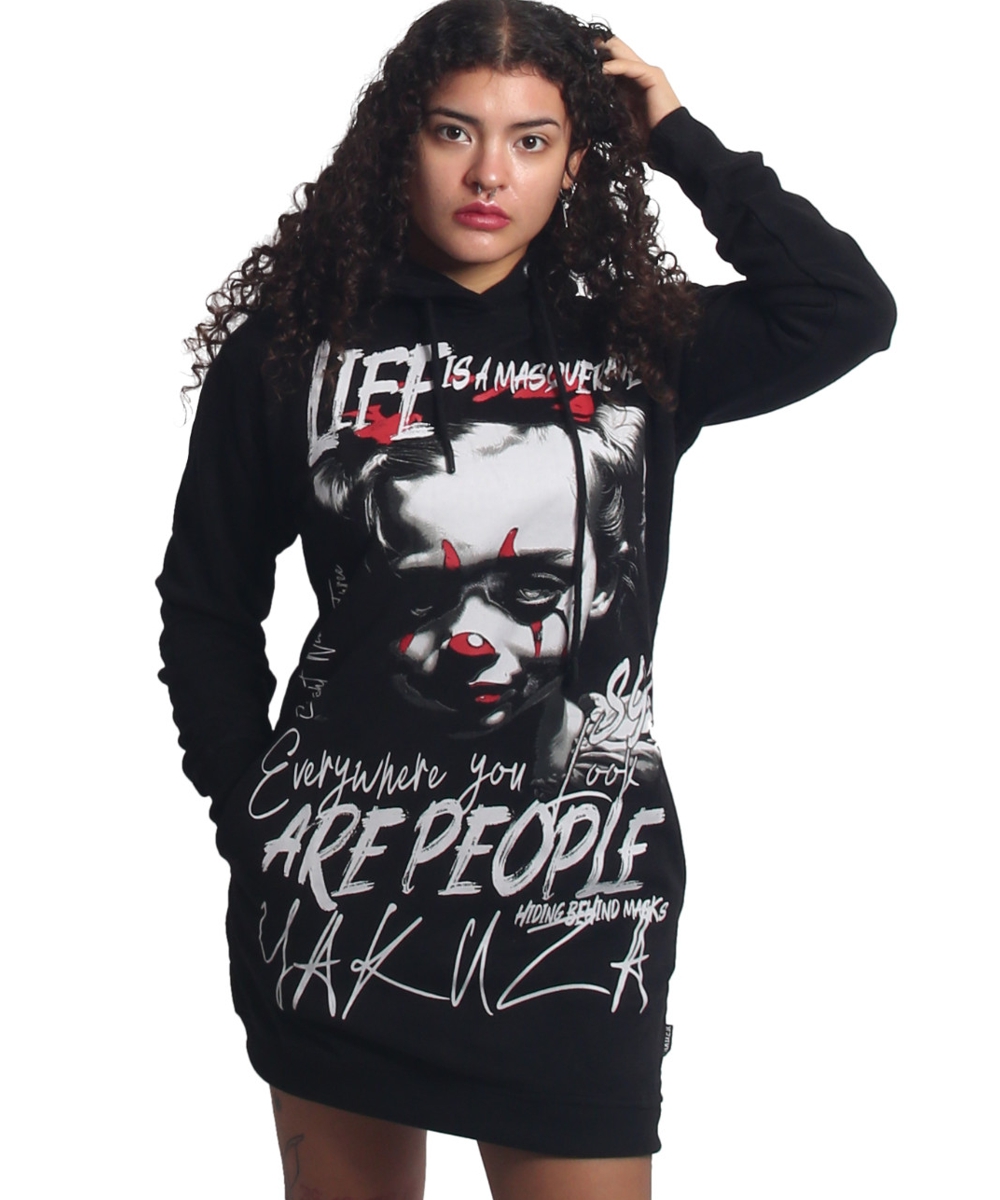 Yakuza Masquerade V02 Hoodie Kleid GKB-27107