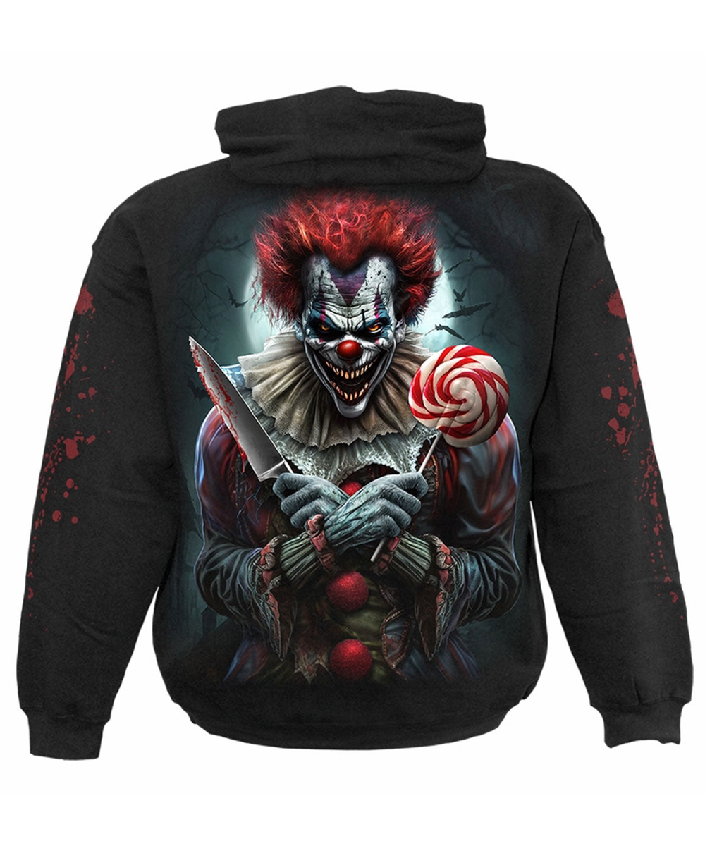 hoodie grusel clown trick or treat