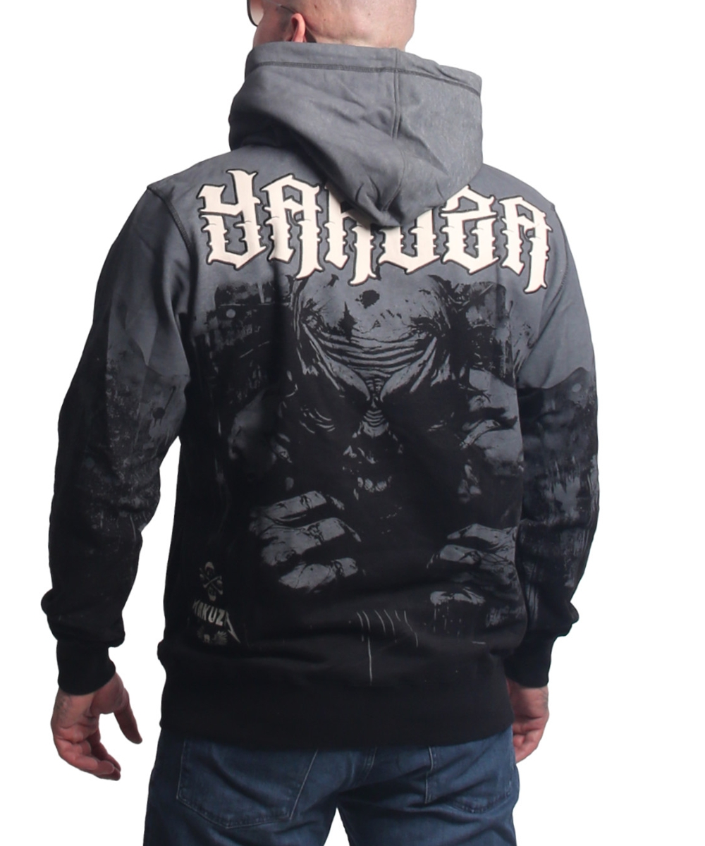 Yakuza Winners Allover Hoodie HOB-27026 black