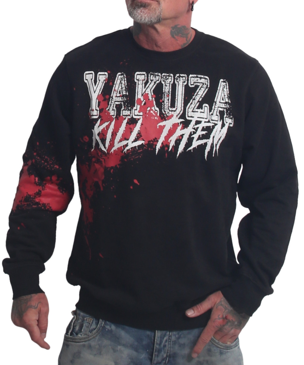 Yakuza Hurt Pullover PB-27031 schwarz