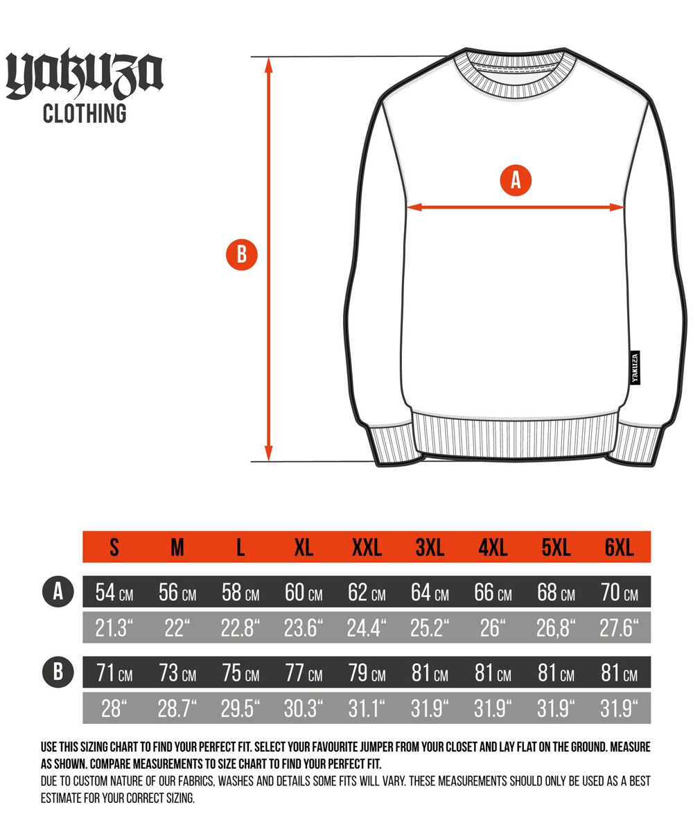 Yakuza Hurt Pullover PB-27031 schwarz – Bild 3